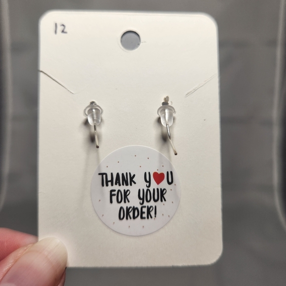 Handmade Shrinking Plastic Sunflower Dangle Earrings - Picture 4 of 5